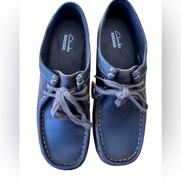 Clarks Brown Leather Women’s Wallabies Size 7M - Picture 6 of 7